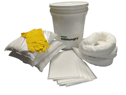 2) - 5 gallon buckets (absorbent only)