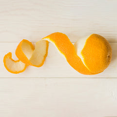 Use orange peel for that extra brightening feel