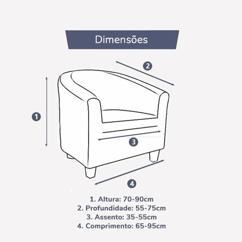 Capa Para Poltrona | Capa Moderna