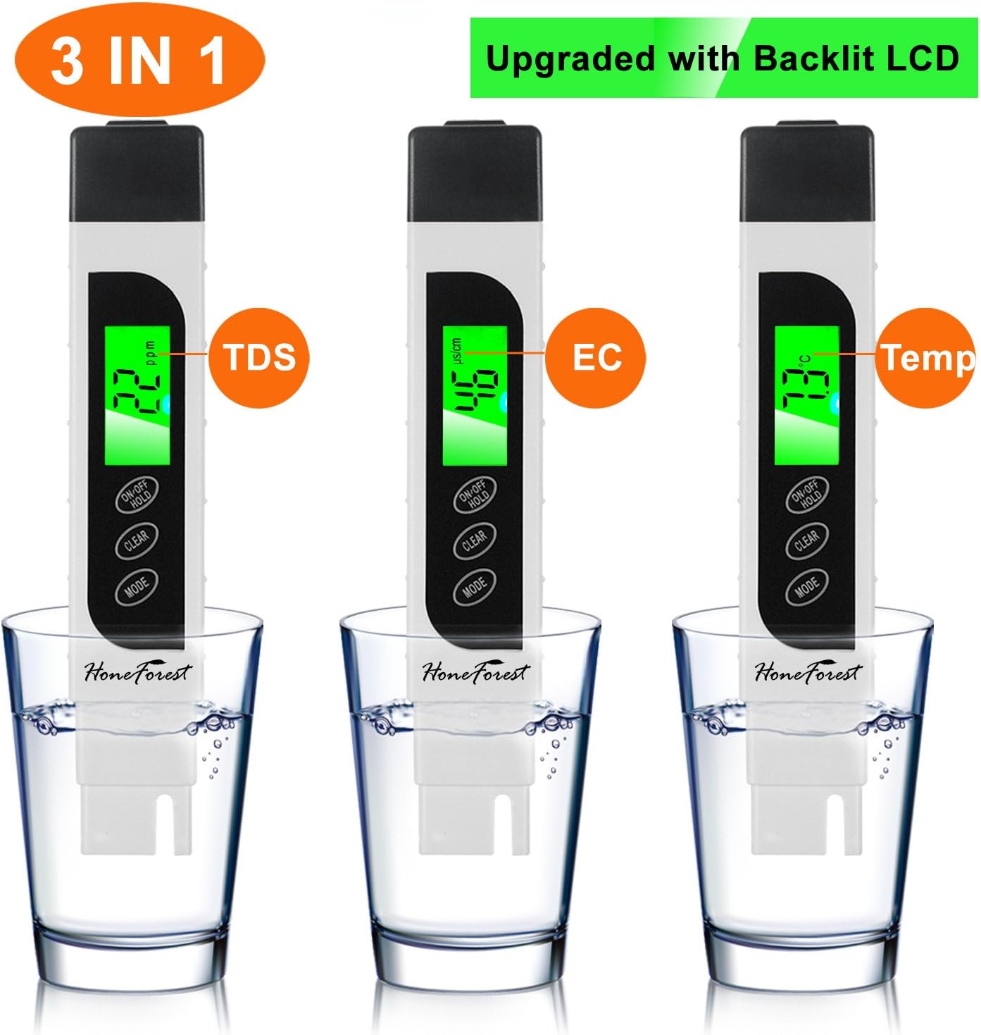 3-in-1 Water Test Meter - Hydrots product image