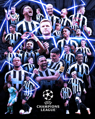 NUFC Champions League poster