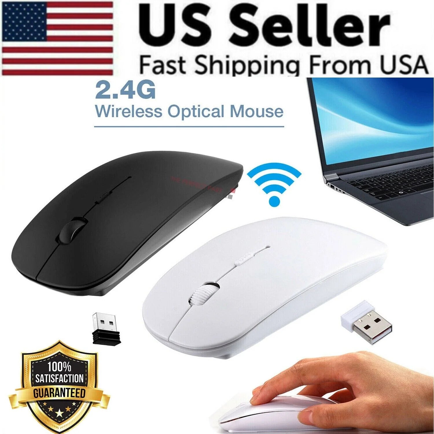 2.4Ghz USB Wireless Optical Mouse Image