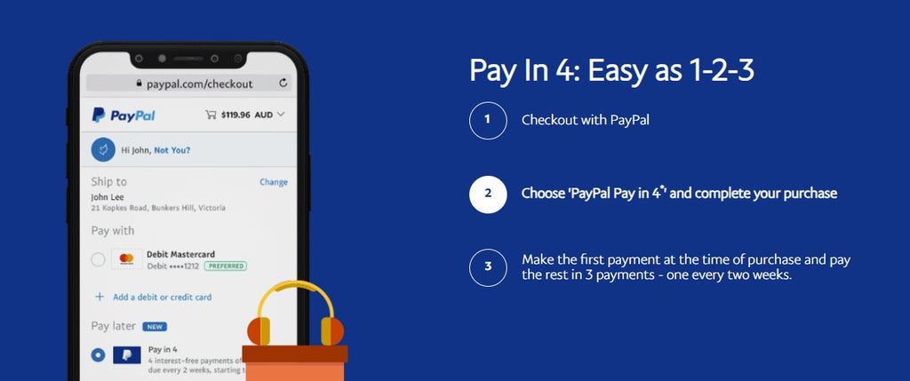 PayPal Pay in 4 is easy
