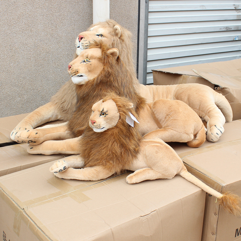 realistic lion plush