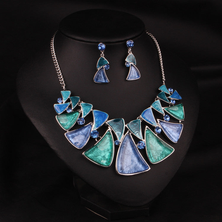 Blue Gems Necklace - DAILYNECKLACE.COM