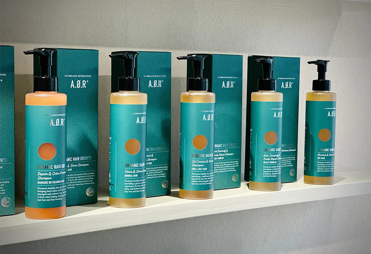 A.O.R shampoo line