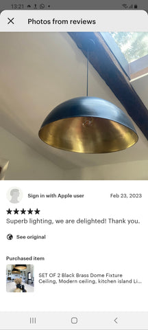 Edken Lighting - Customer review of our Moroccan Handcrafted Lights