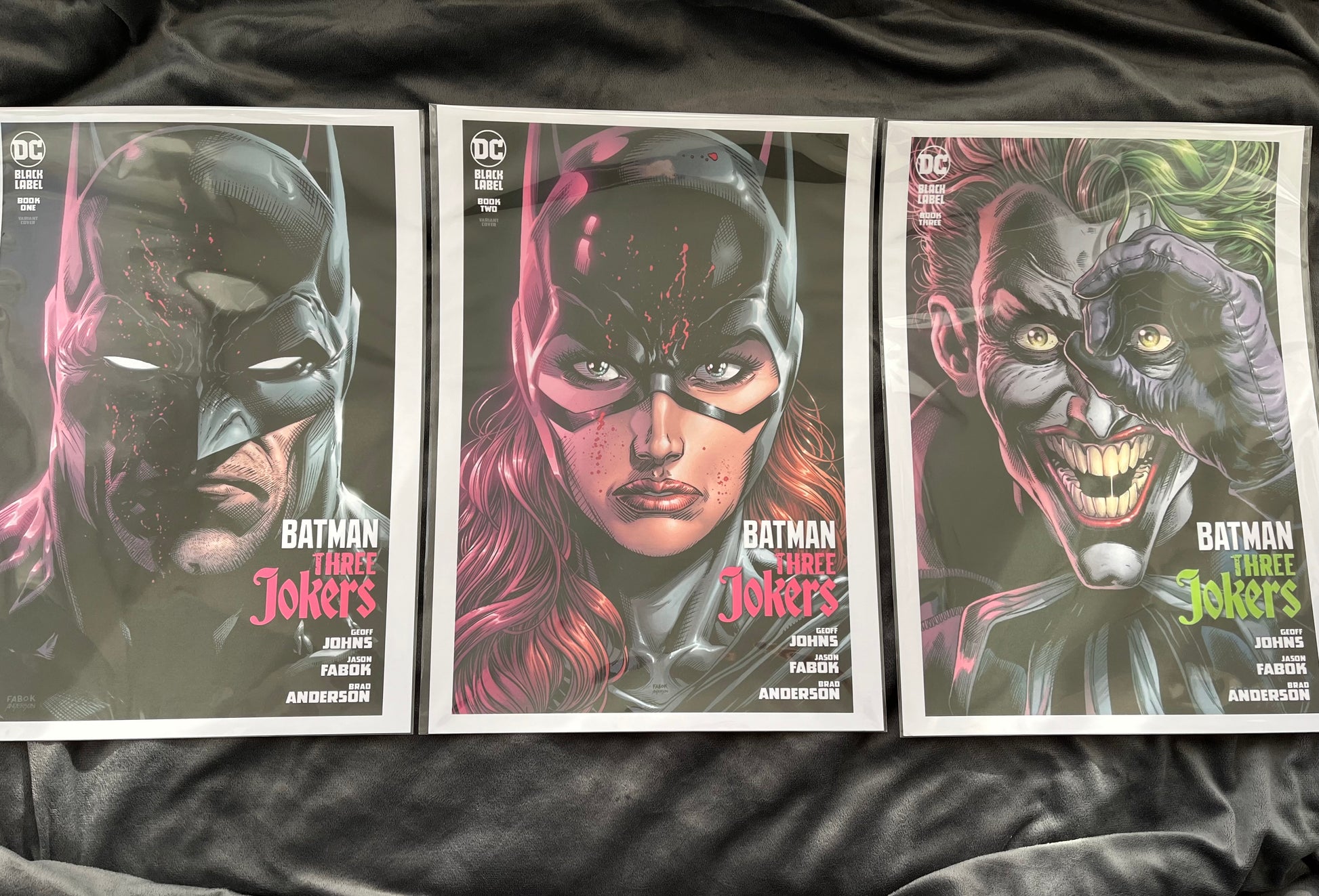 Set of 3 Joker Black Label Prints, Batman, Catwoman, Three Jokers Edit –  Billies Inks