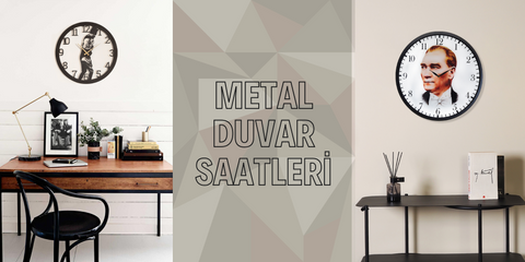 METAL DUVAR SAATLERİ