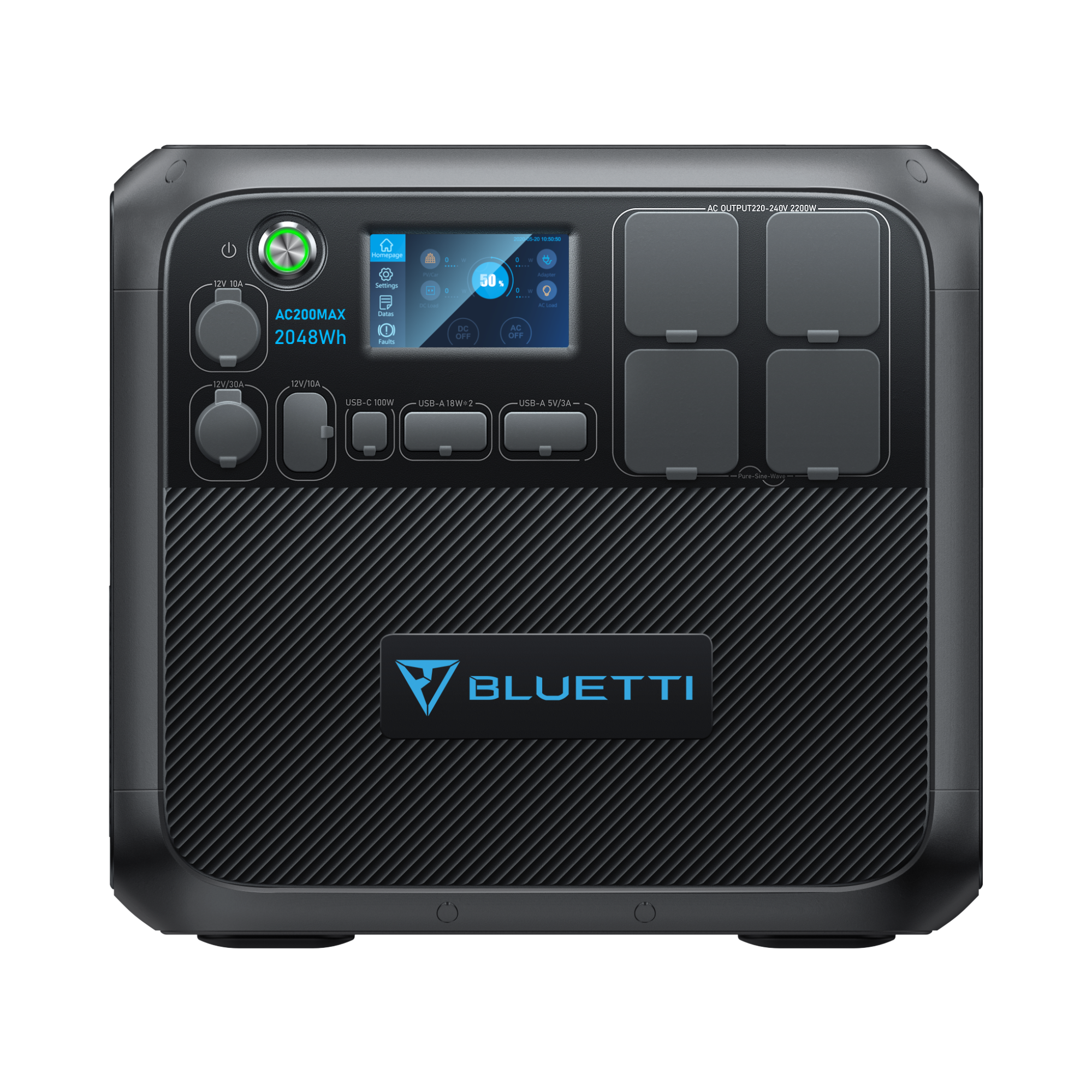 BLUETTI AC200MAX Power Station | 2.200 W 2.048 Wh