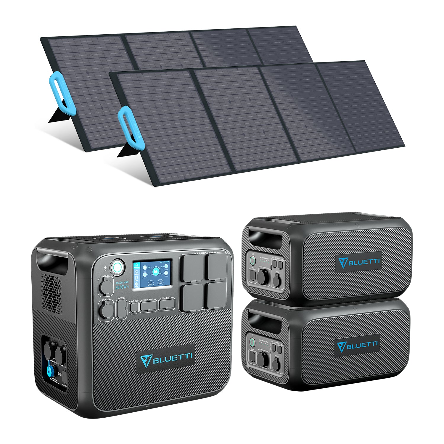 bluettipower-it bluetti ac200max + 2*b230 + 2*pv200 kit generatore solare, unisex