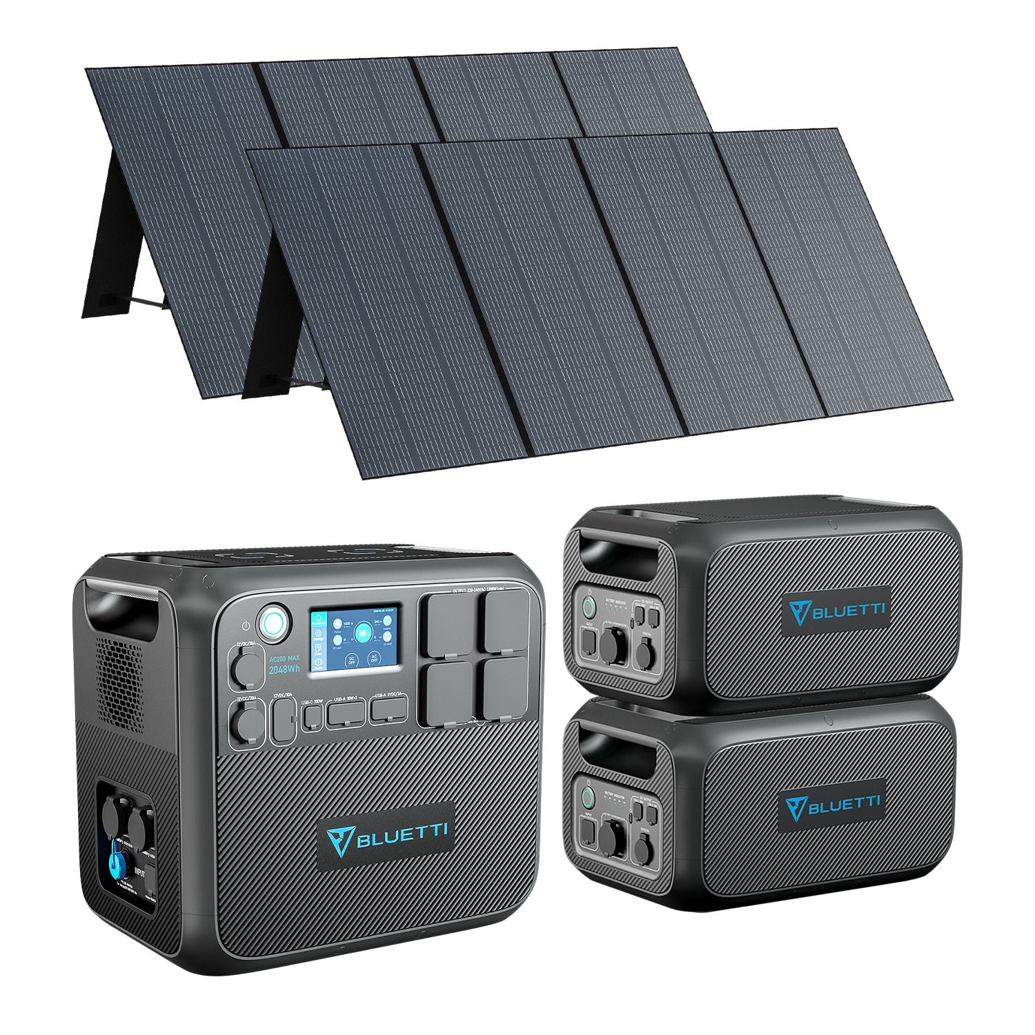 Image of bluTTI AC200MAX + 2*B230 + 2*PV350 Kit Generatore Solare