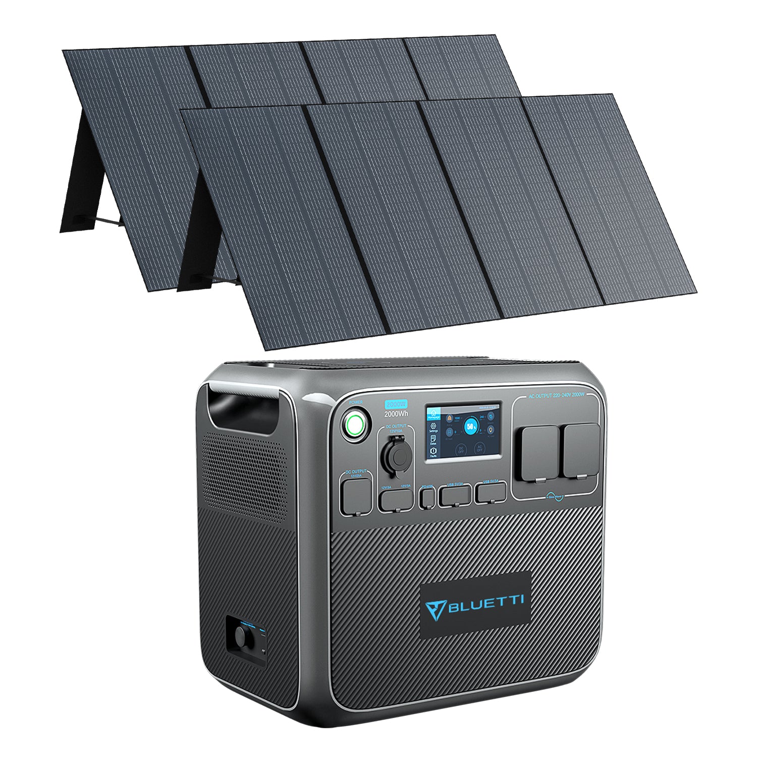 BLUETTI AC200P + 2*PV350 Kit Generatore Solare