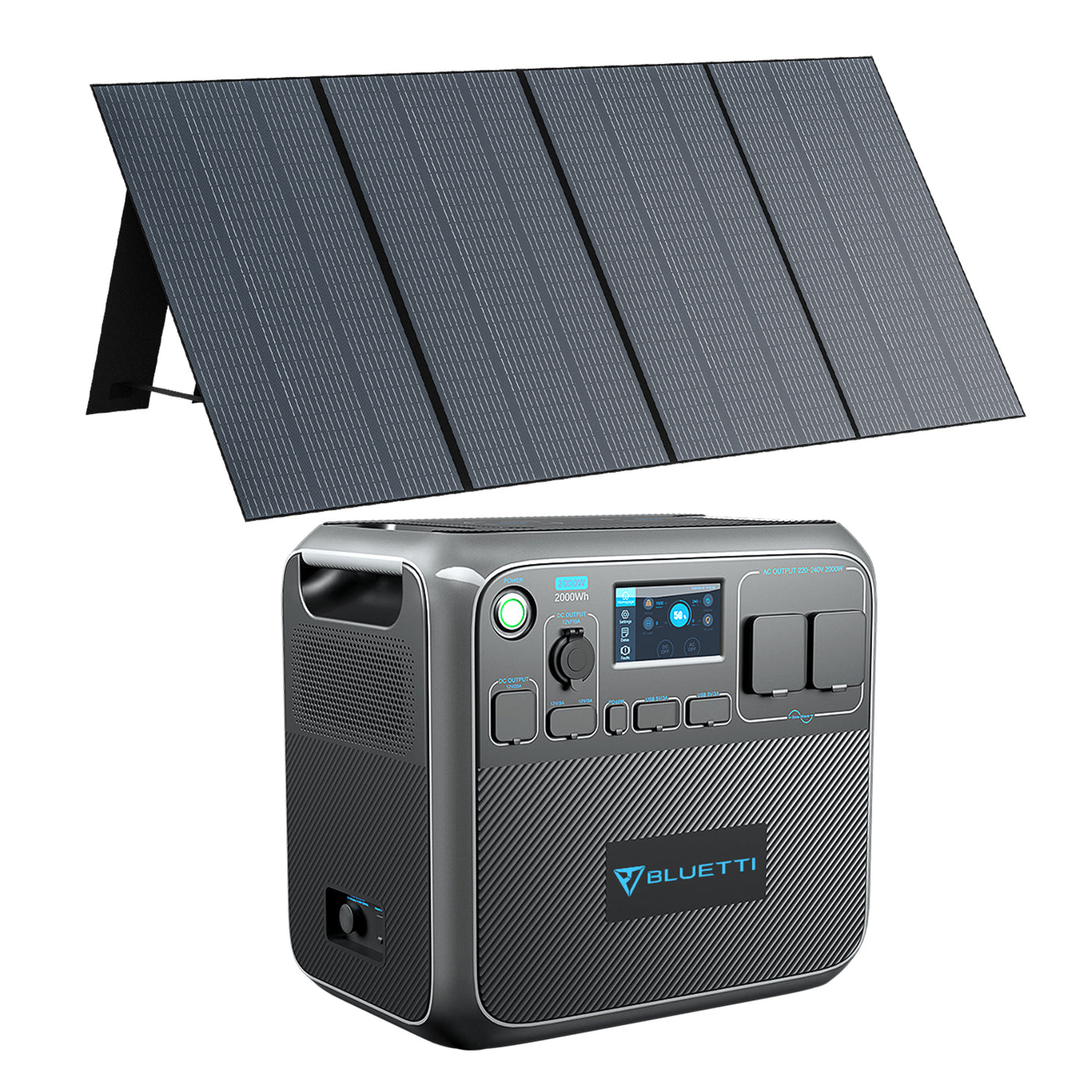 Immagine del prodotto AC200P+PV350: 2000 Wh LiFePO4, 2000W AC, 350W Energia solare