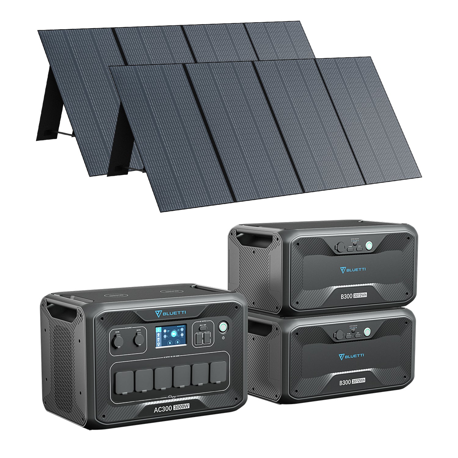 Image of BLUETTI AC300 + 2*B300 + 2*PV350 Kit Generatore Solare