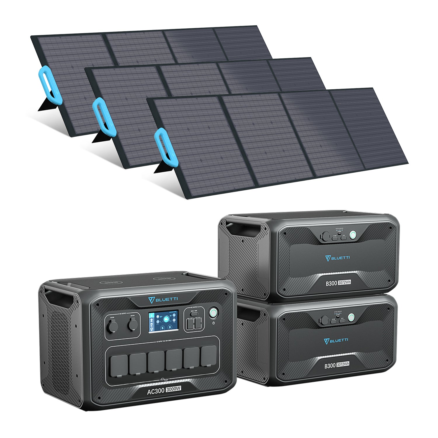 Image of BLUETTI AC300 + 2*B300 + 3*PV200 Kit Generatore Solare