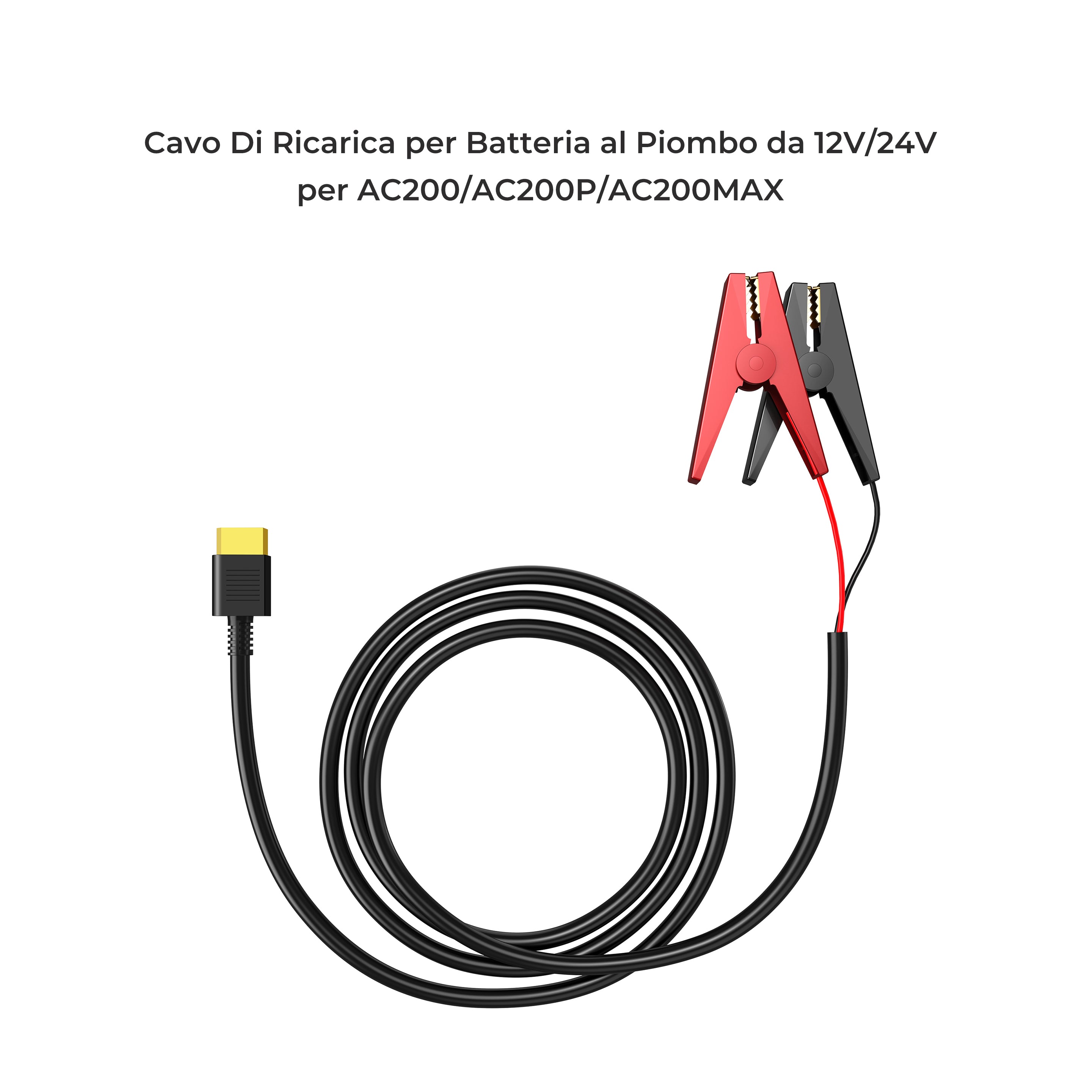 Image of Cavo di ricarica per batteria al piombo da 12 V/24 V per AC200/P/MAX/AC300/EP500Pro, Per AC200/AC200P/AC200Max