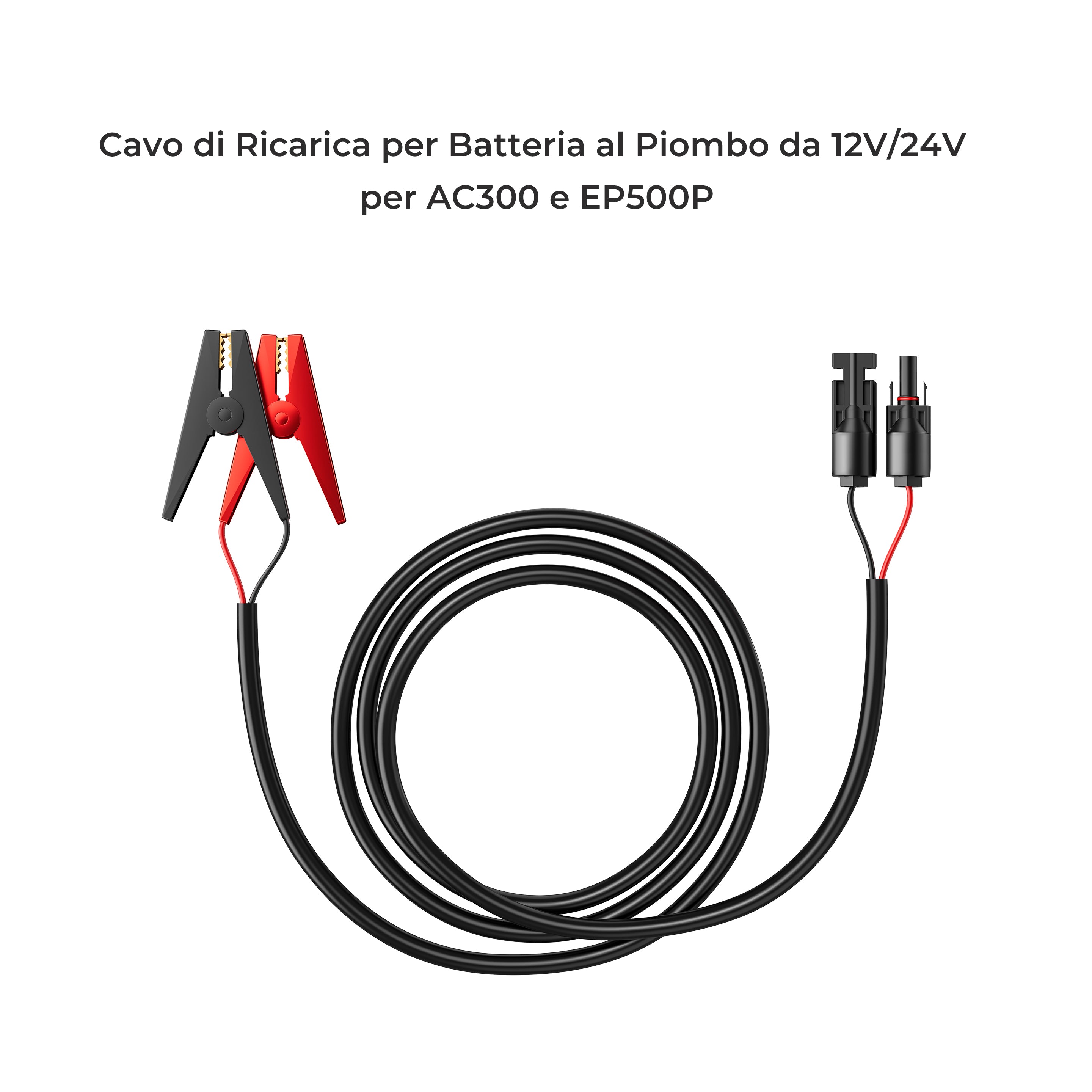 Image of Cavo di ricarica per batteria al piombo da 12 V/24 V per AC200/P/MAX/AC300/EP500Pro, Per EP500Pro/AC300