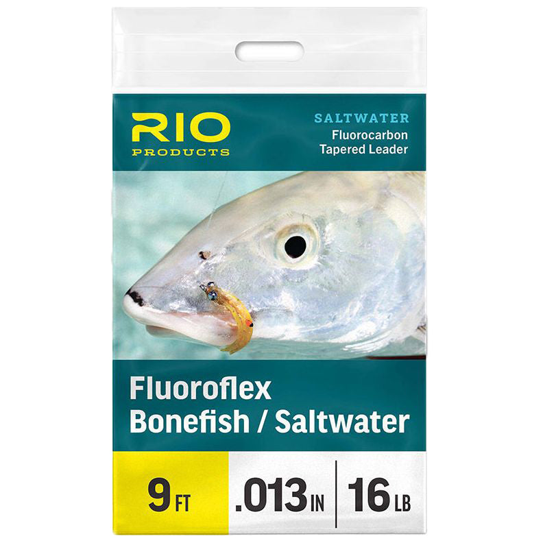 RIO Saltwater Fly Leader Tapered Single or 3 Pack - 10 Ft Long - 8lb to 40lb