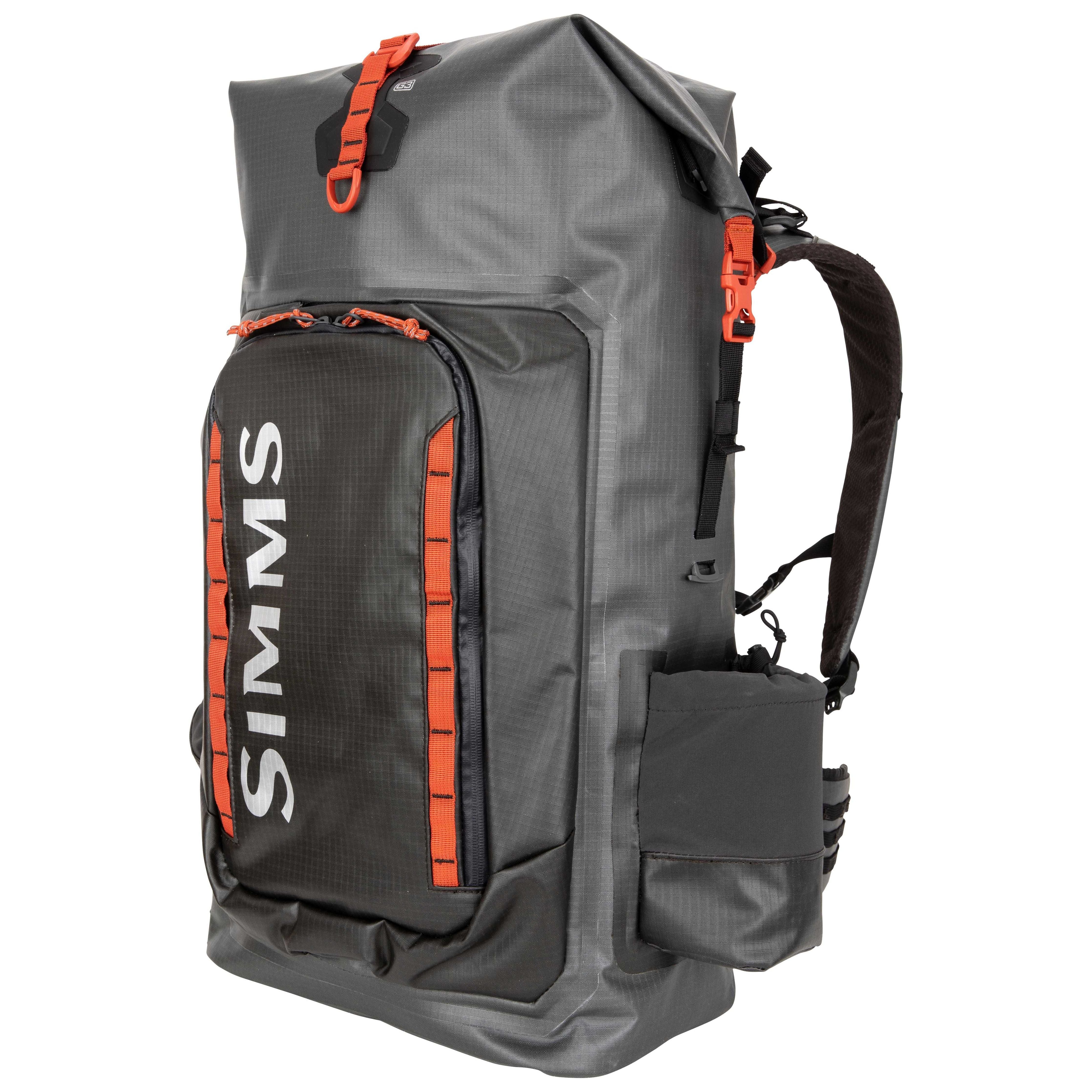 Simms Dry Creek Rolltop Backpack Simms Orange