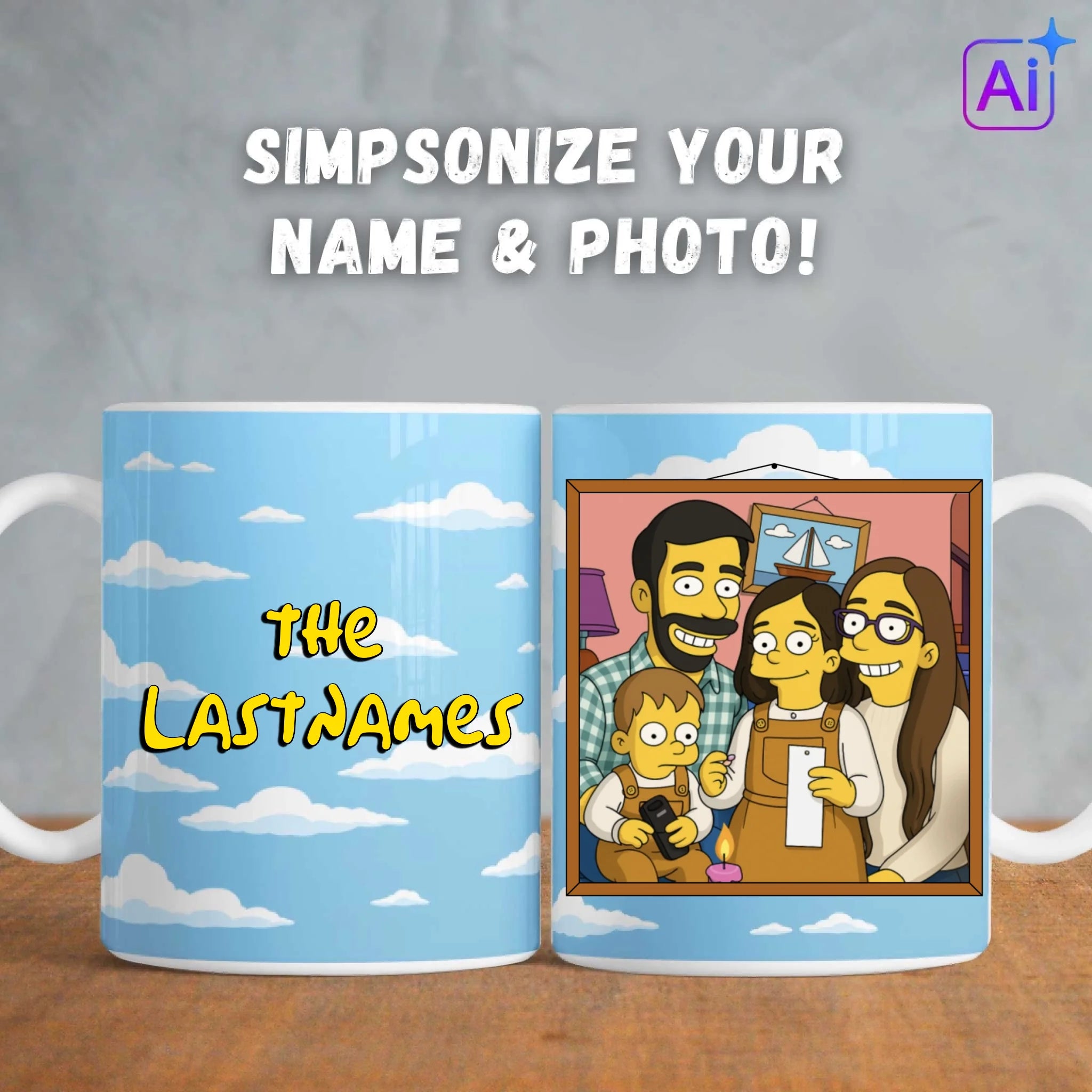 The Sonsimps Personalized Mug