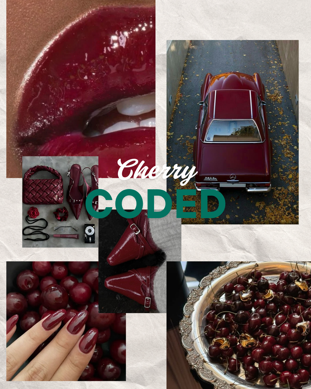 cherry coded collage pinterest trends