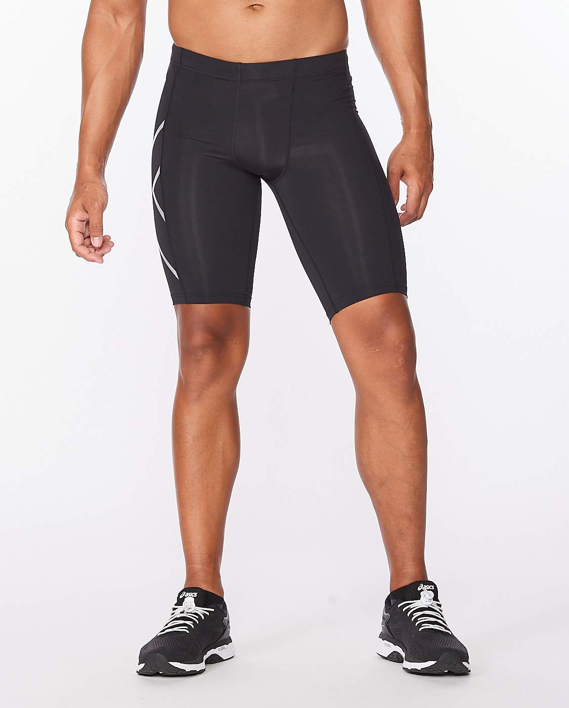 2xu Light Speed Compression Tight Men - black/silver sage