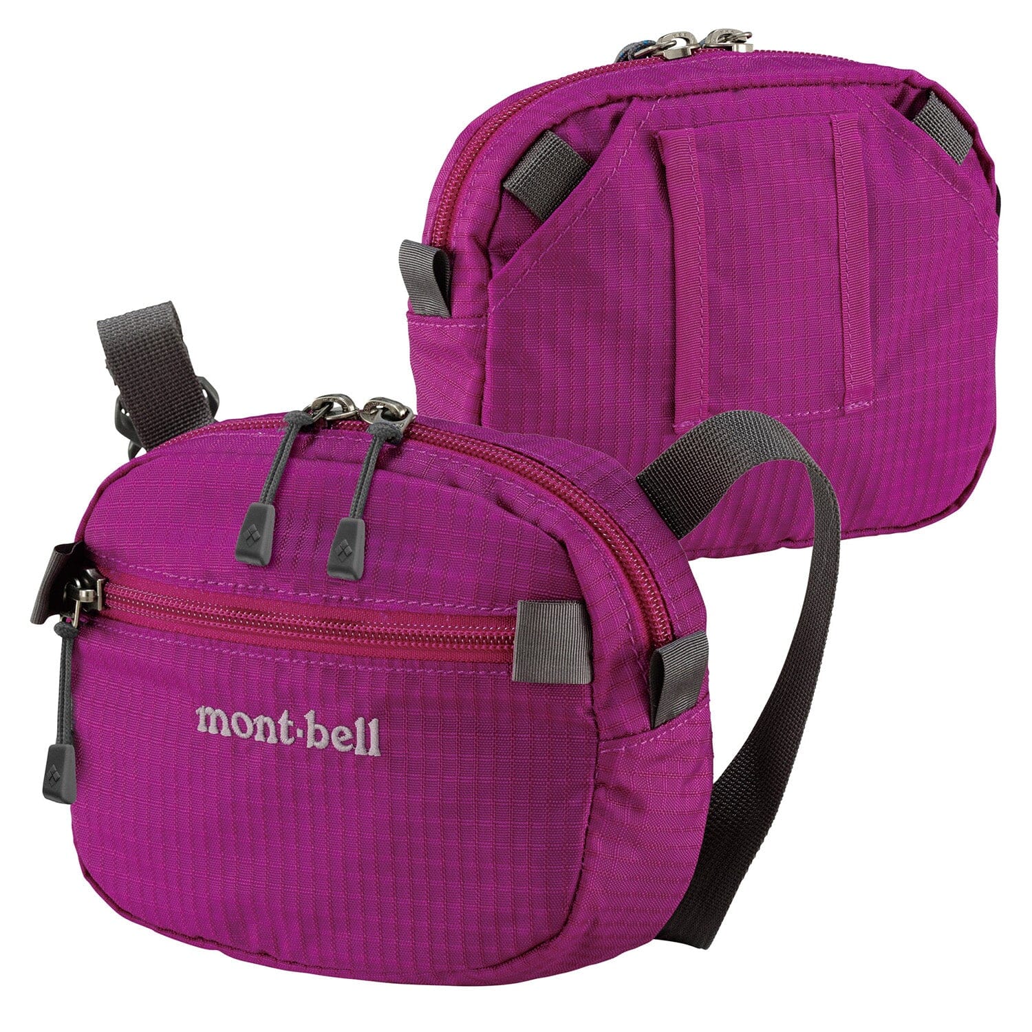 montbell jacket purple and pink