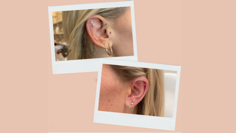 Custom Ear Piercing in The Woodlands, TX at MW Curated