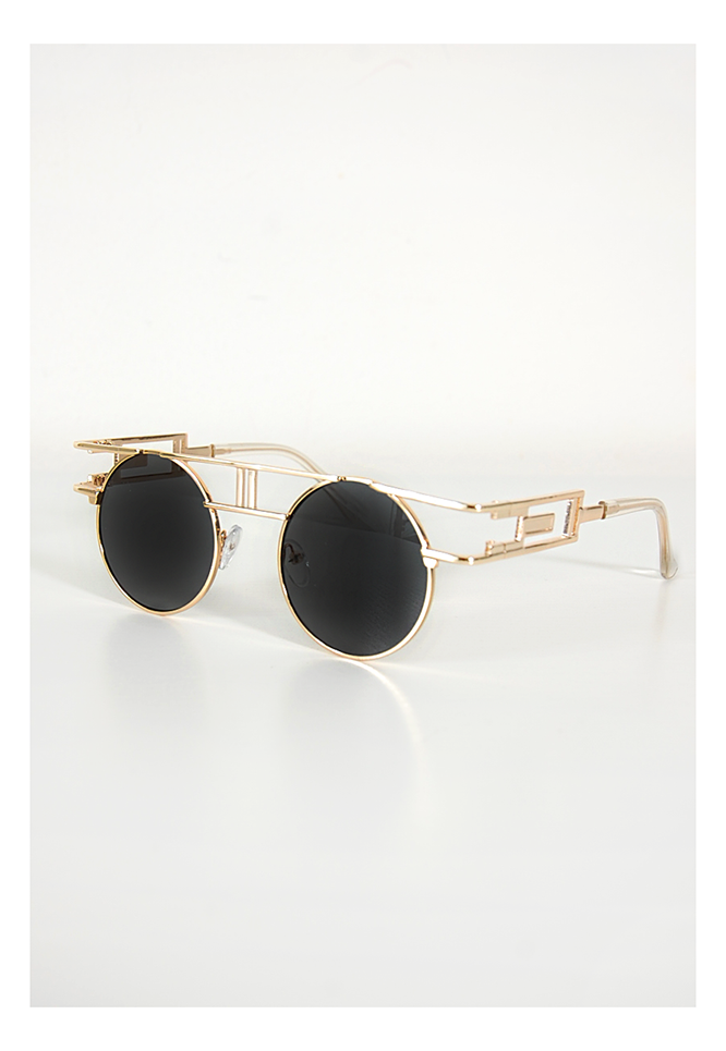 Steam Punk Sunglasses Black Black Sunglasses In A Retro Model Borninstockholm 