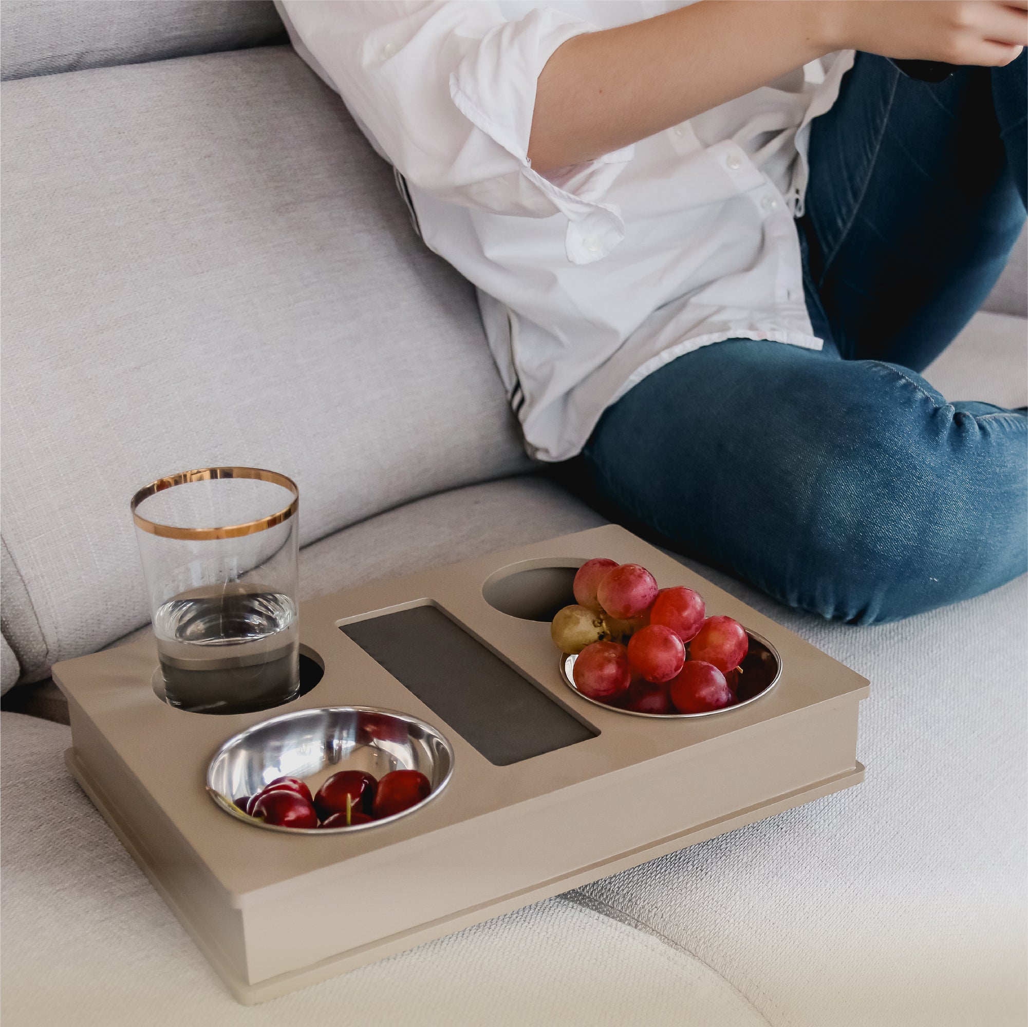 couch dinner tray