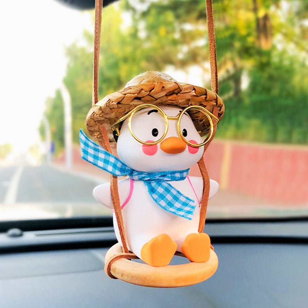 Rotami Swinging Duck Car Hanging Ornament, Cute Car Hanging India