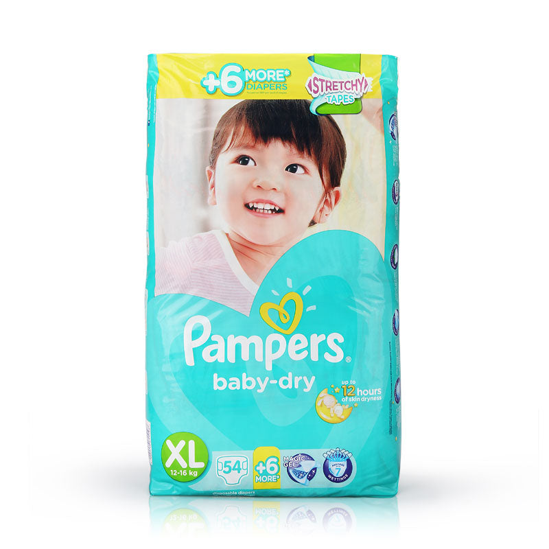 pampers baby dry xl