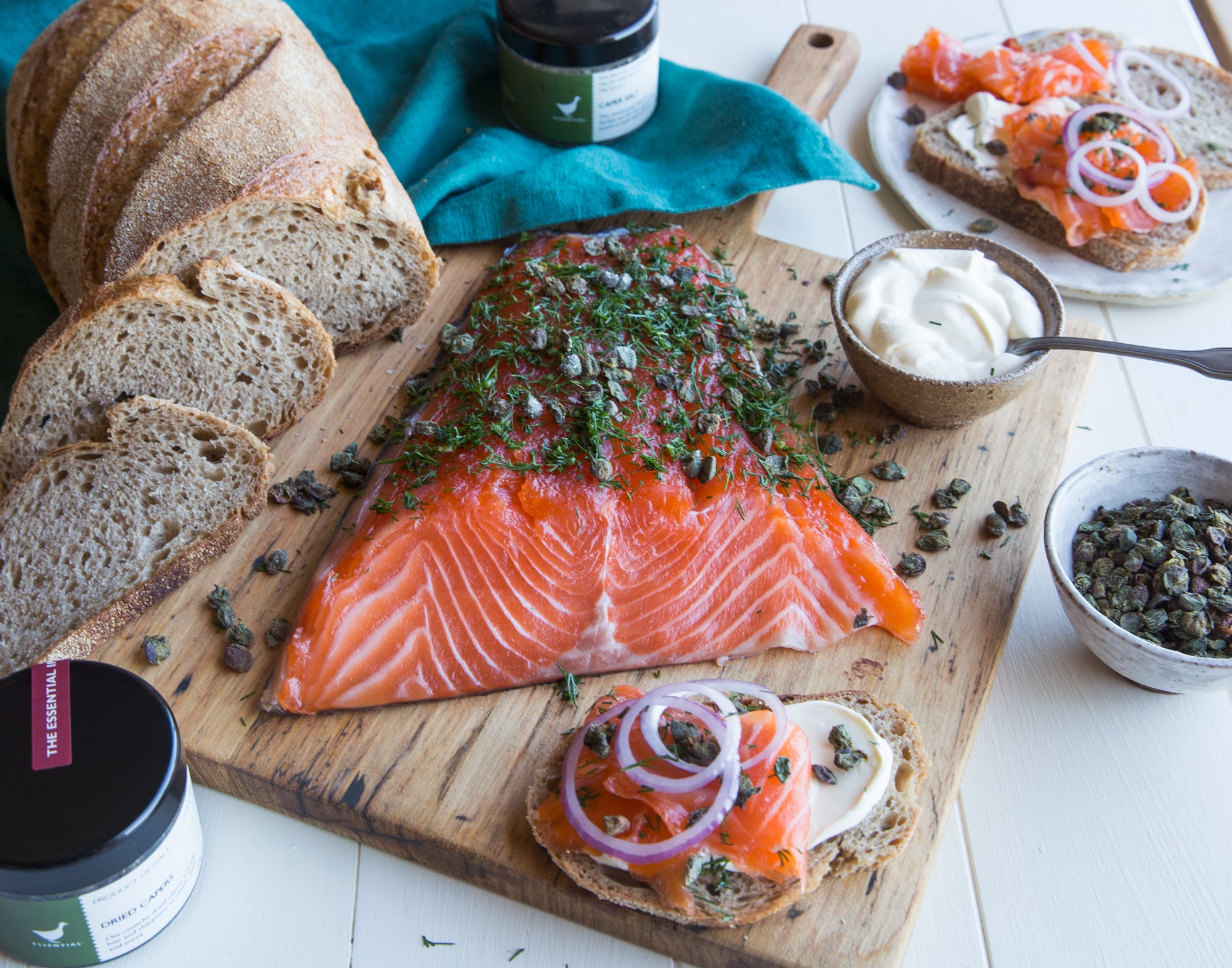 Recipe: Salt cured gravlax with dried capers – The Essential Ingredient