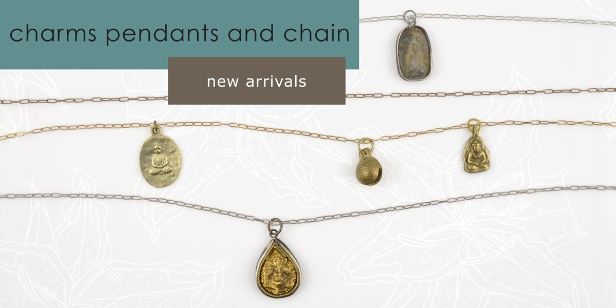 Brass Charms & Chain Components Tamara Scott Designs