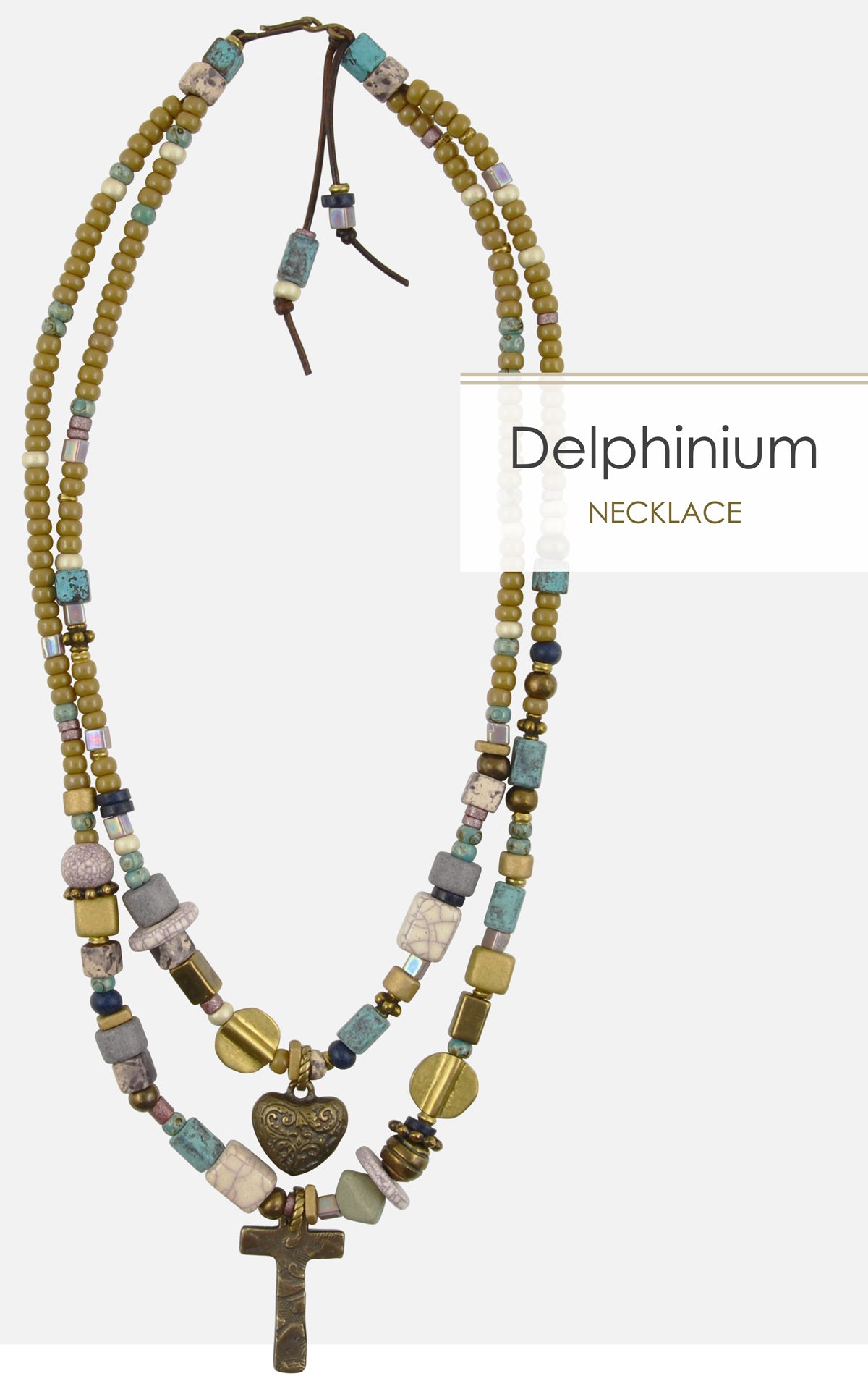 Delphinium Necklace magdakaminska