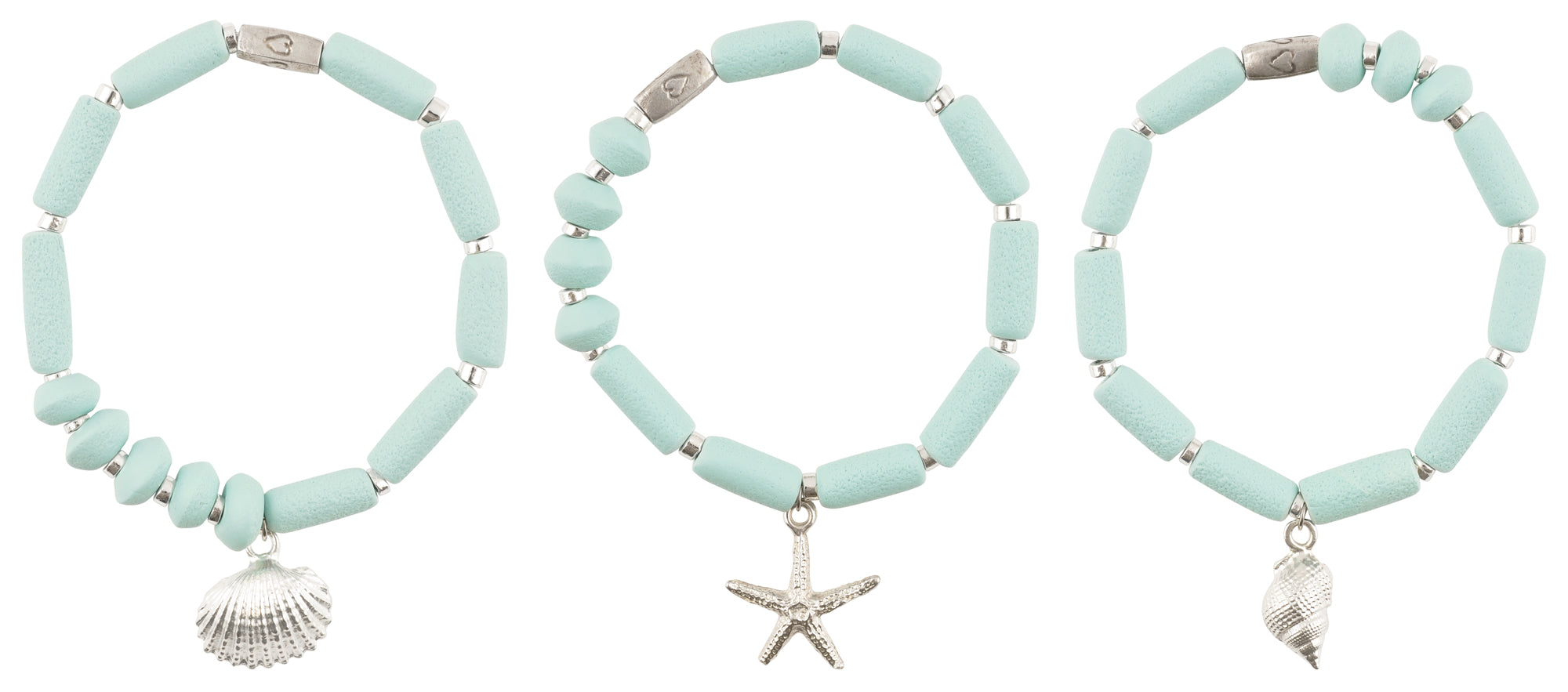 Seafoam Blue Bracelet Bead Kits magdakaminska