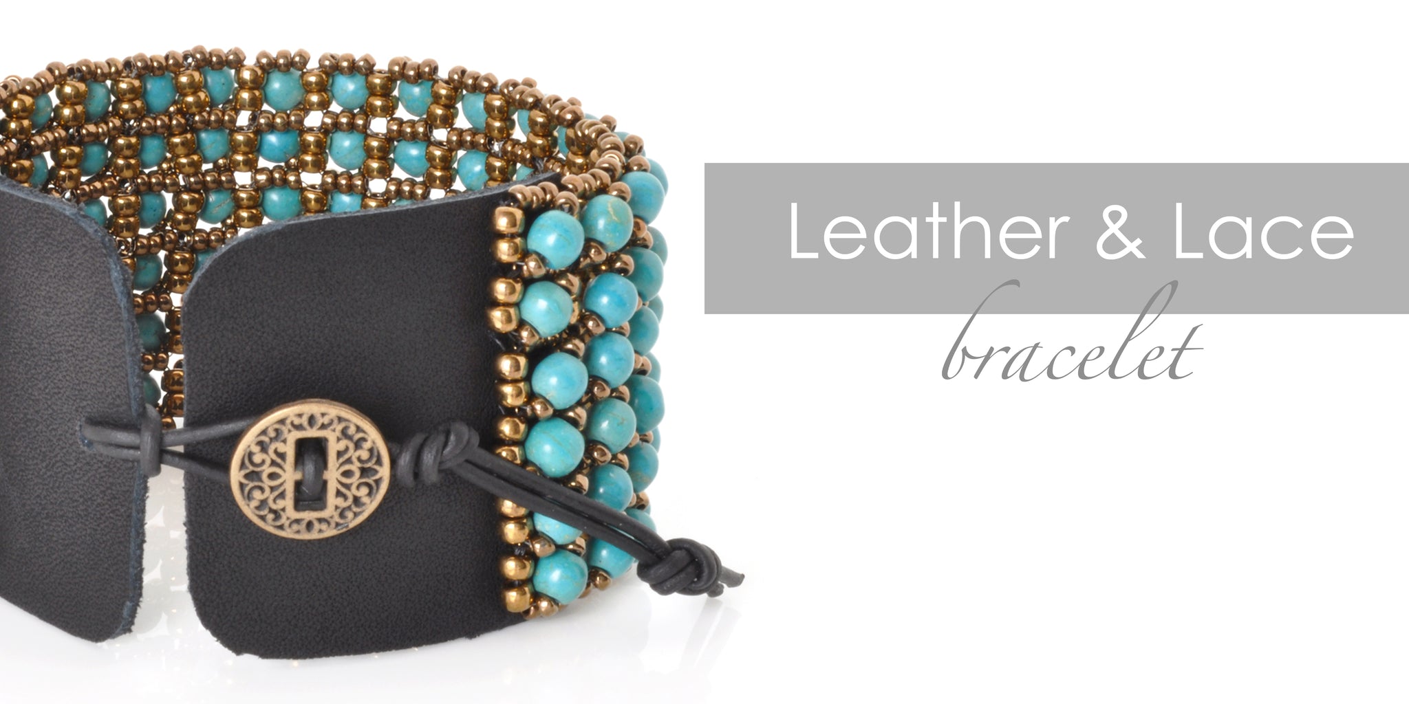 Leather & Lace Bracelet Tamara Scott Designs