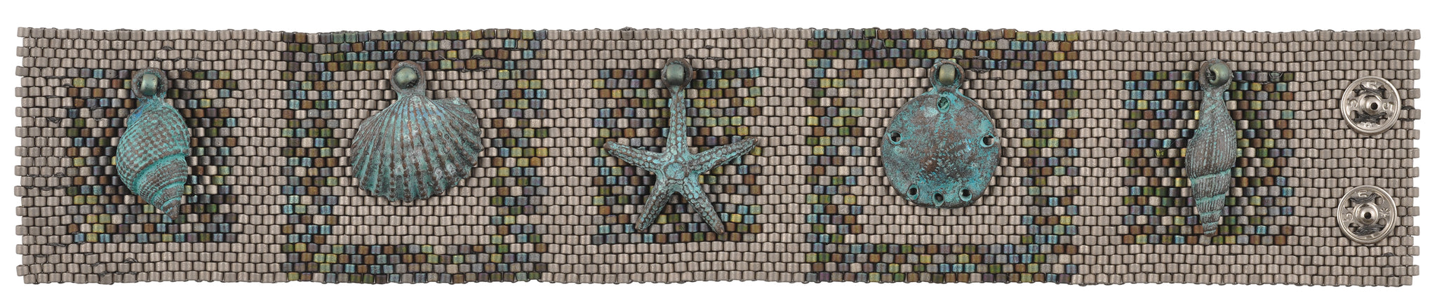 Free Beading Pattern Sandbox Green Patina Bead Kits magdakaminska