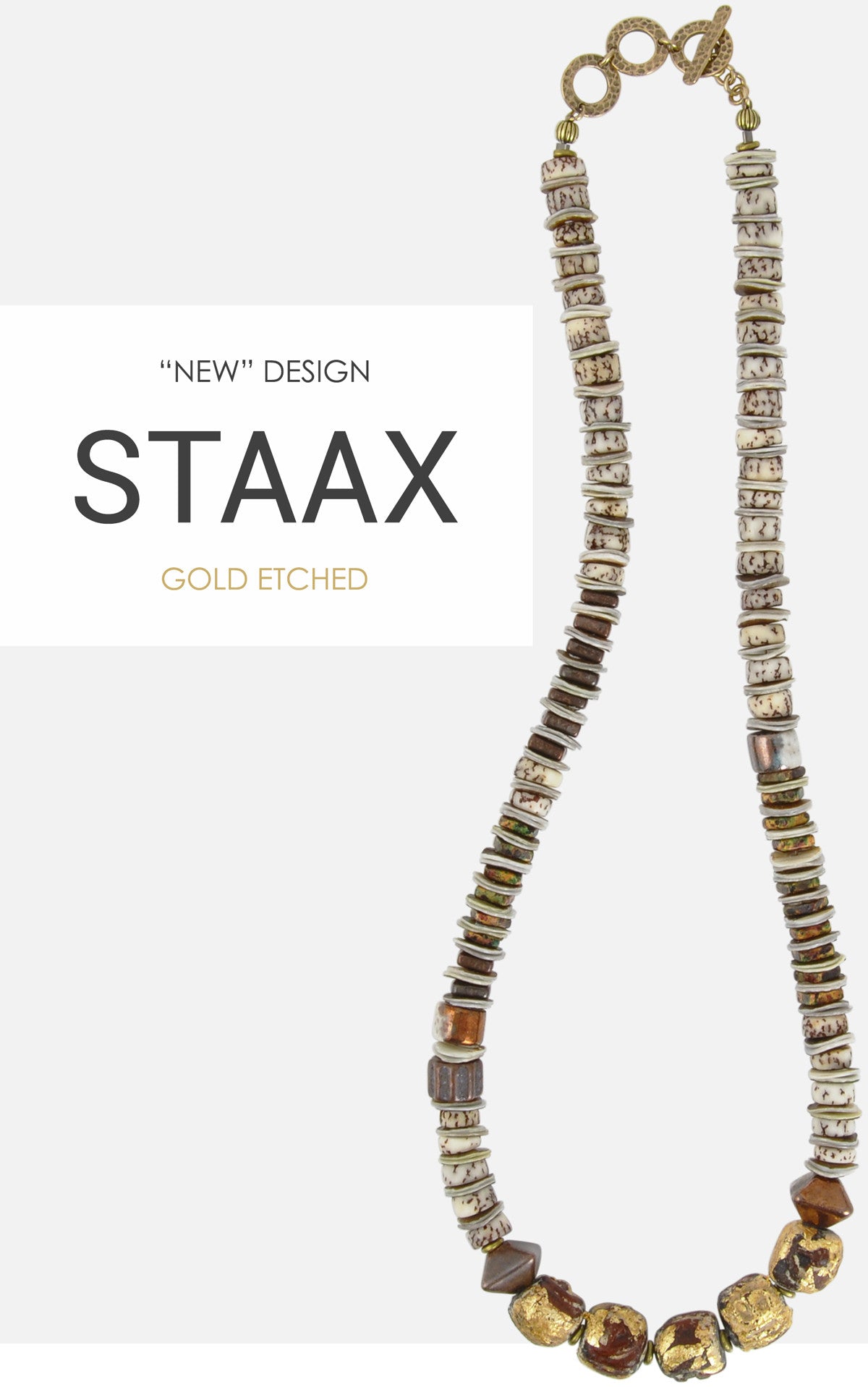 Staax Gold Etched Necklace Blog magdakaminska