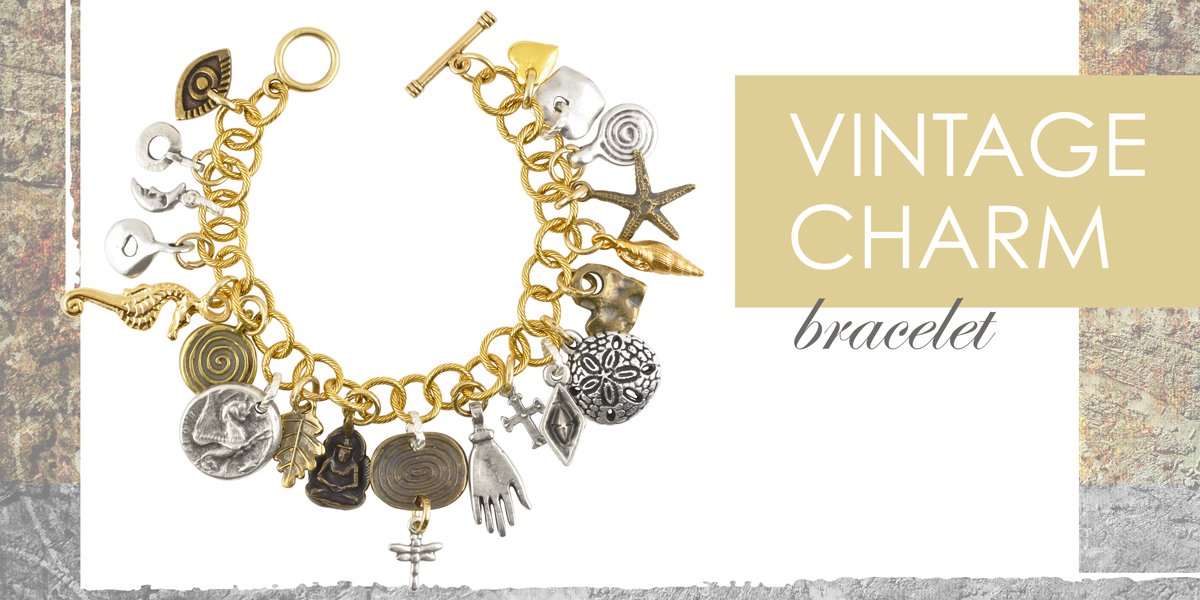 Vintage Charm Bracelet Components Tamara Scott Designs