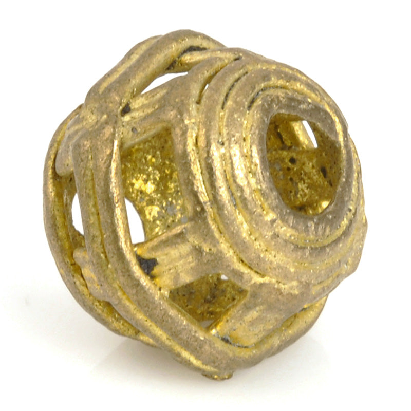 20 Brass Filigree Globe Beads 28 x 15 mm, African Brass Beads, African  Jewelry and Jewelry Making Supplies, Made in Ghana