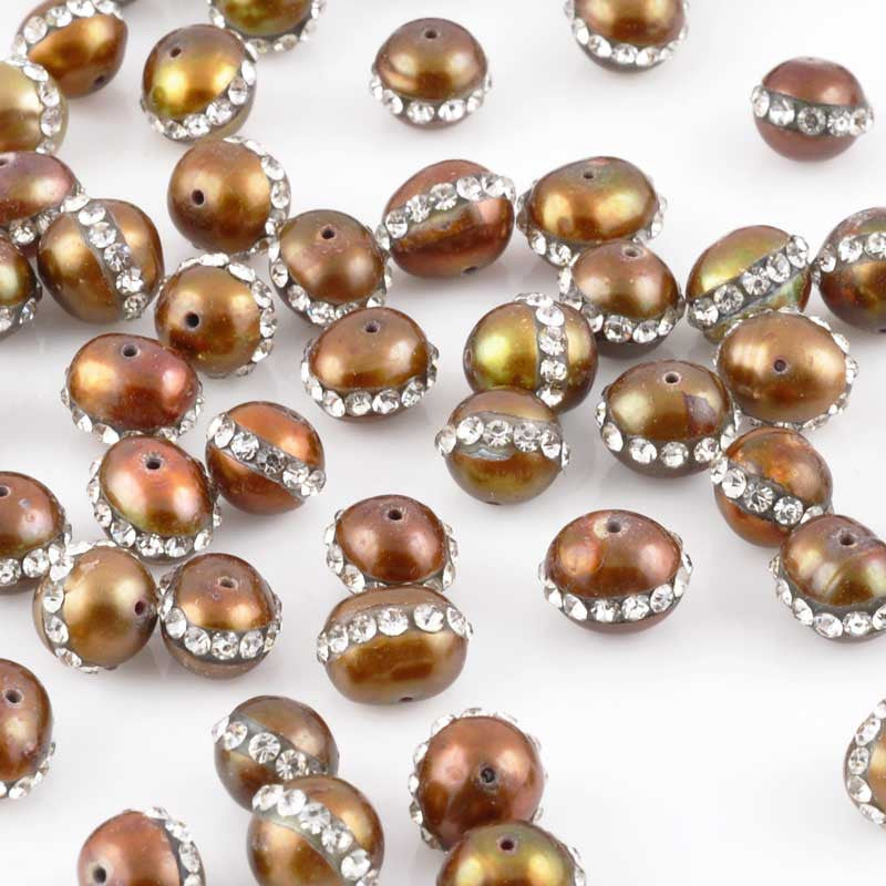 Xf800 Natural Freshwater Pearl Handmade Retro Gypsophila Waist