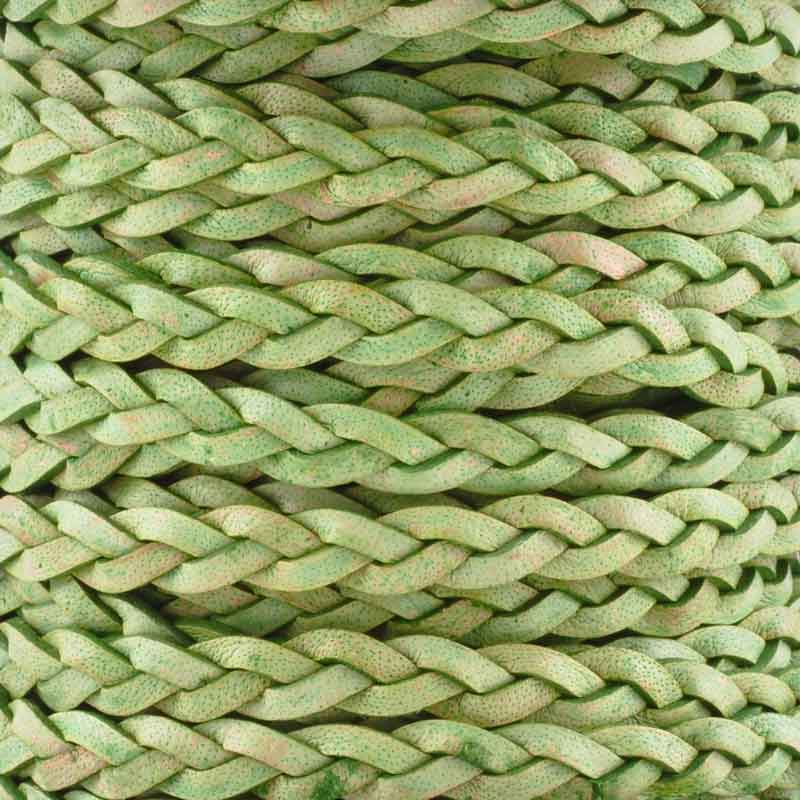 Suede Cord-2.5mm Suede Stitched Cord-Bright Green-Tamara Scott Designs