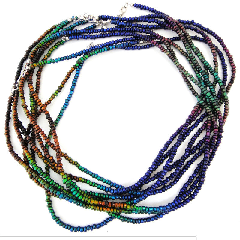 Mirage-3mm Micro Bead-Color Changing Necklace - Tamara Scott Designs