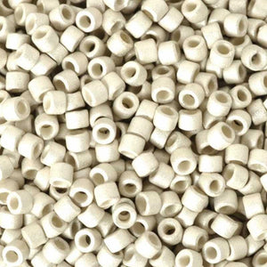 Seed Beads-11/0 Delica-335 Matte Metallic Galvanized Silver-Miyuki-7 Grams