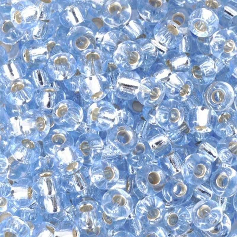 Size 8/0 frost matte sapphire blue glass seed beads, Miyuki 9150F