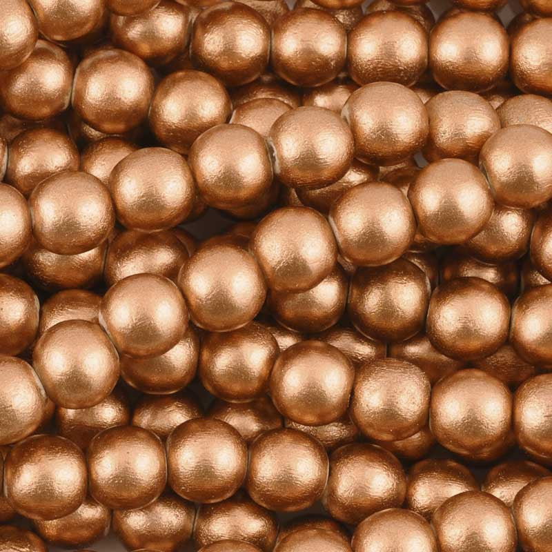 Copper Round Sphere Beads (6mm)