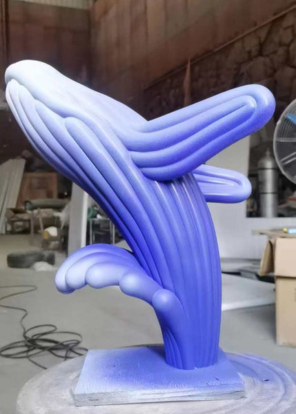 Whale public sculpture prototype by Ferdi B Dick