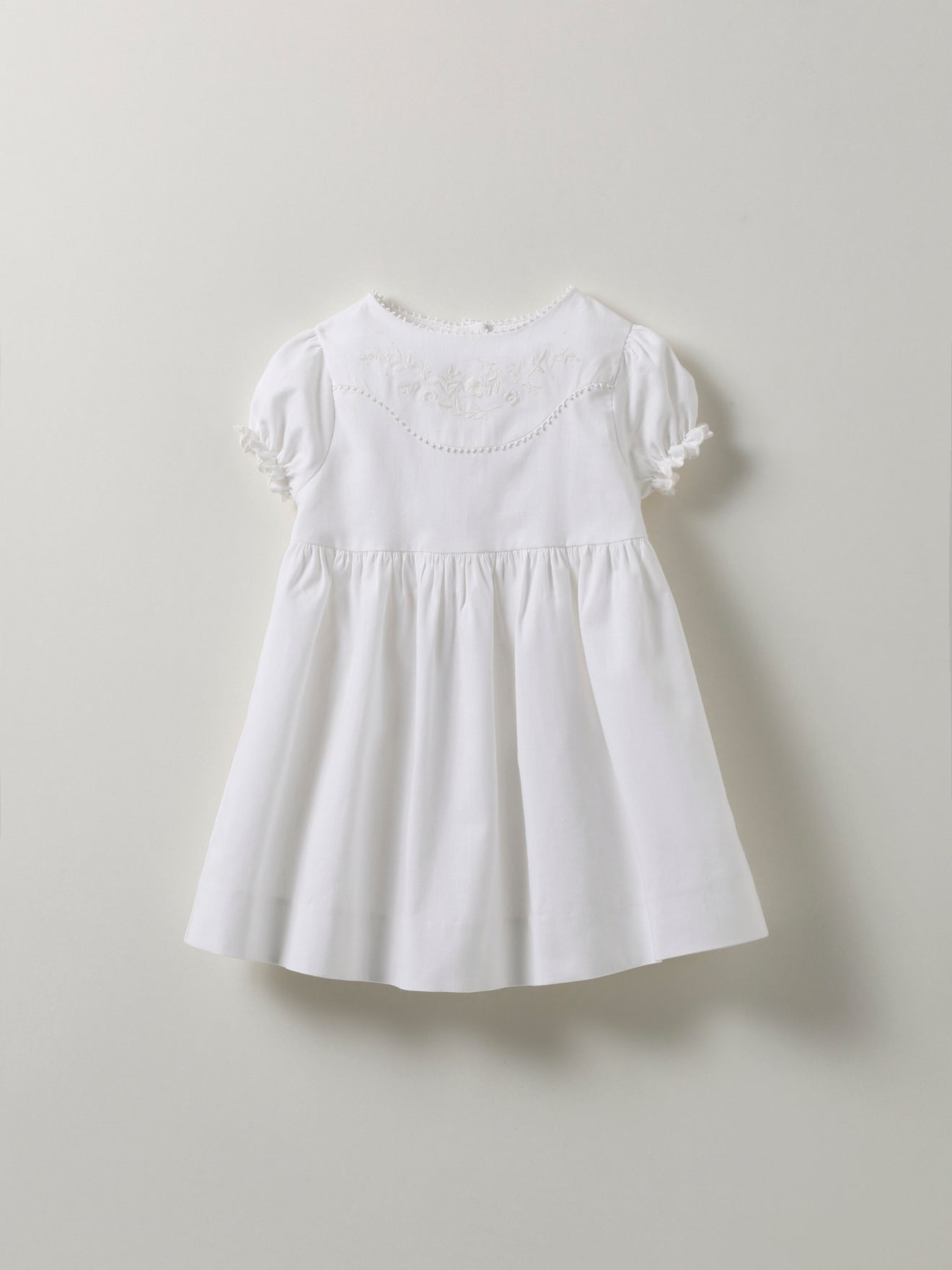 robe brodée bébé - collection fêtes et mariages